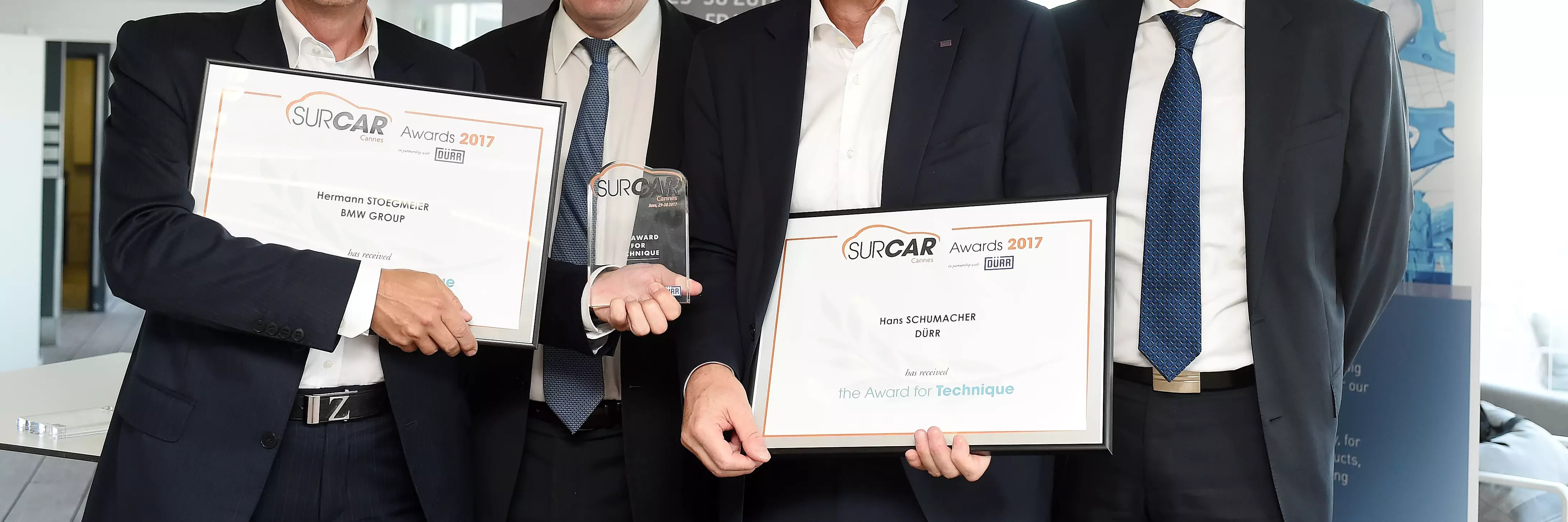 Dürr und BMW receive SURCAR Award