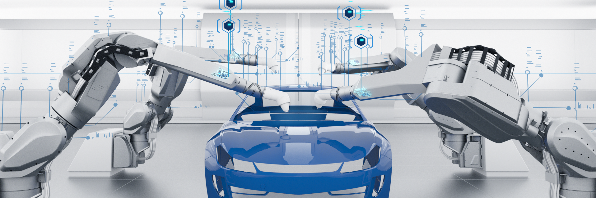 Latestgeneration painting robots for electric vehicles Dürr Universal
