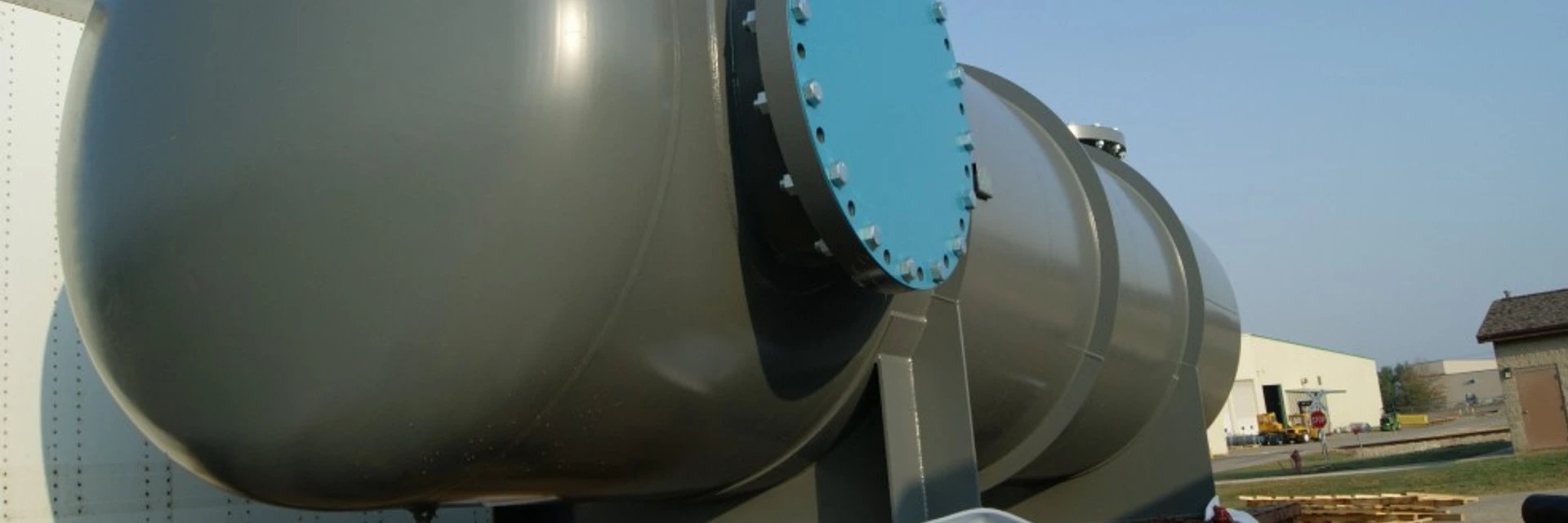 ASME code silencer/pressure vessel