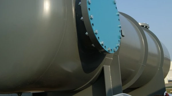 ASME code silencer/pressure vessel