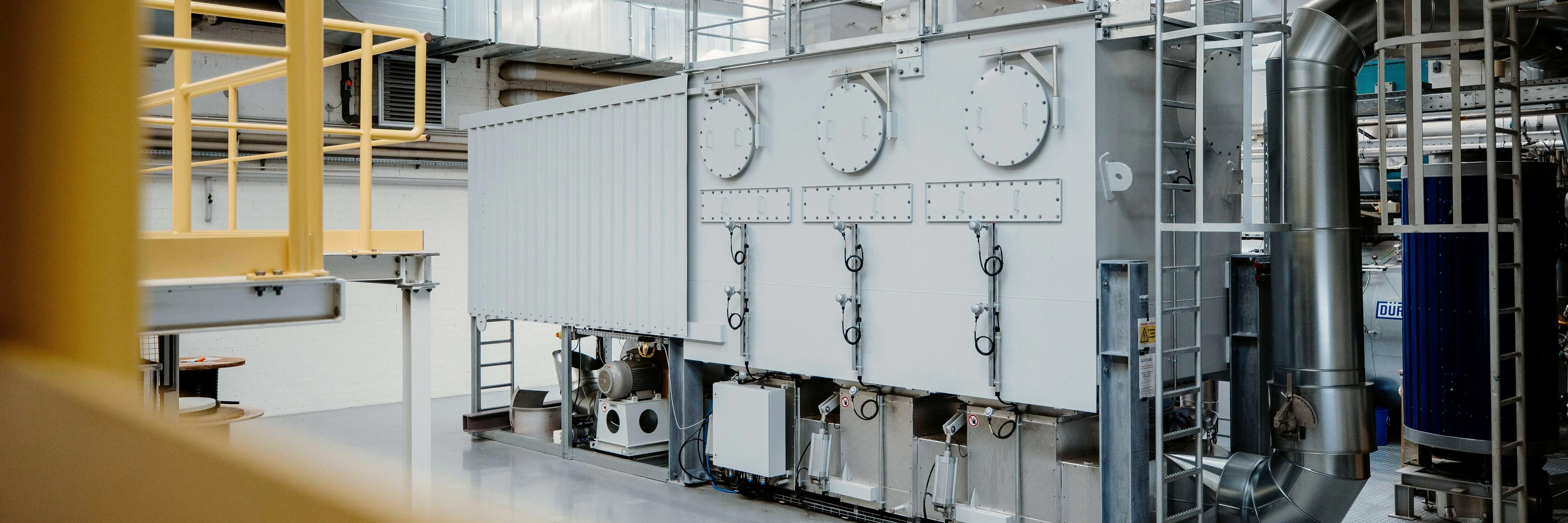 Heating an RTO system electrically enables CO2-neutral operation without fossil fuels