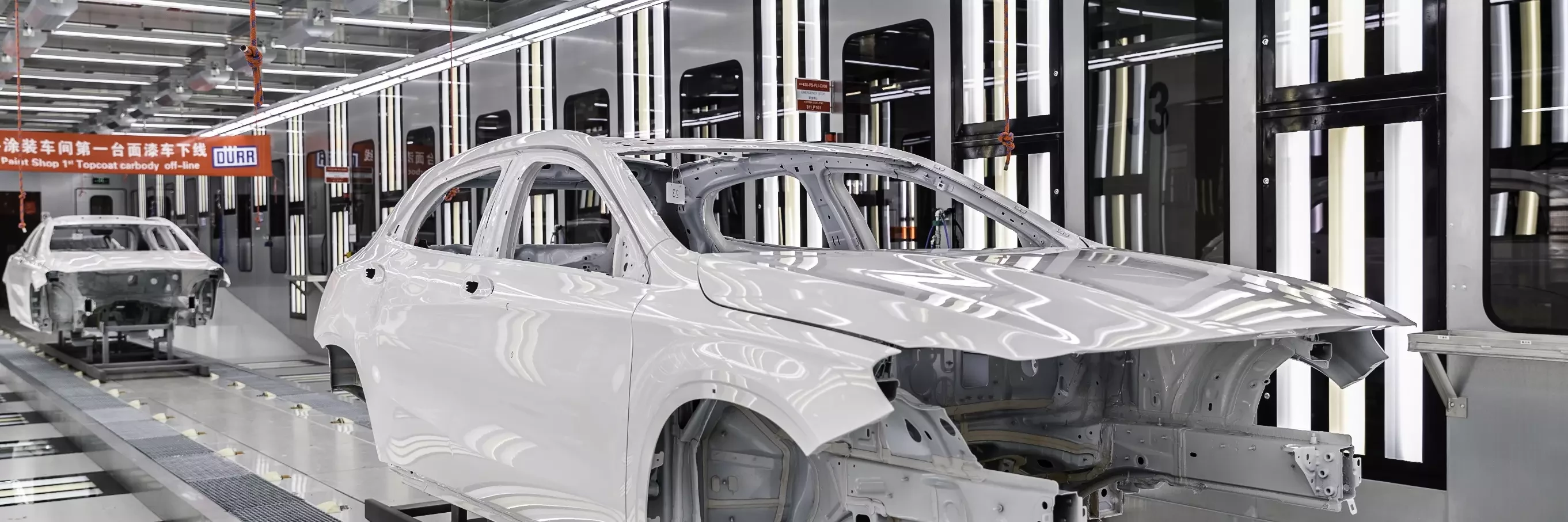 Top coat finishing by Dürr at BBAC