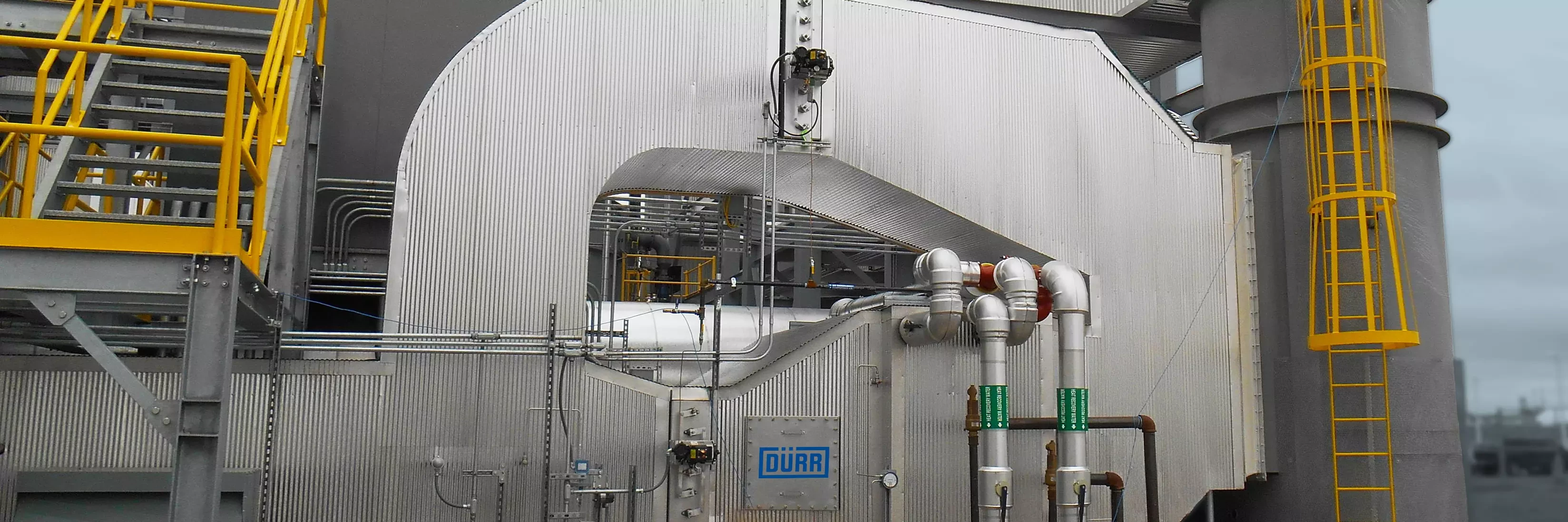 A heat recovery system on a RTO used in animal feed production